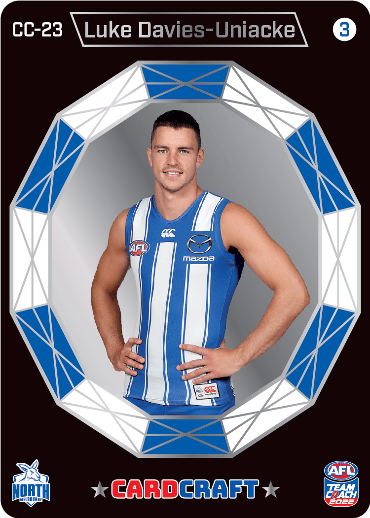 Luke Davies-Uniacke, Card Craft #3, 2022 Teamcoach AFL