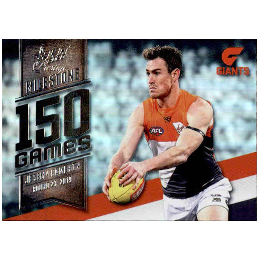Jeremy Cameron, Milestone, 2020 Select AFL PRESTIGE Footy Stars