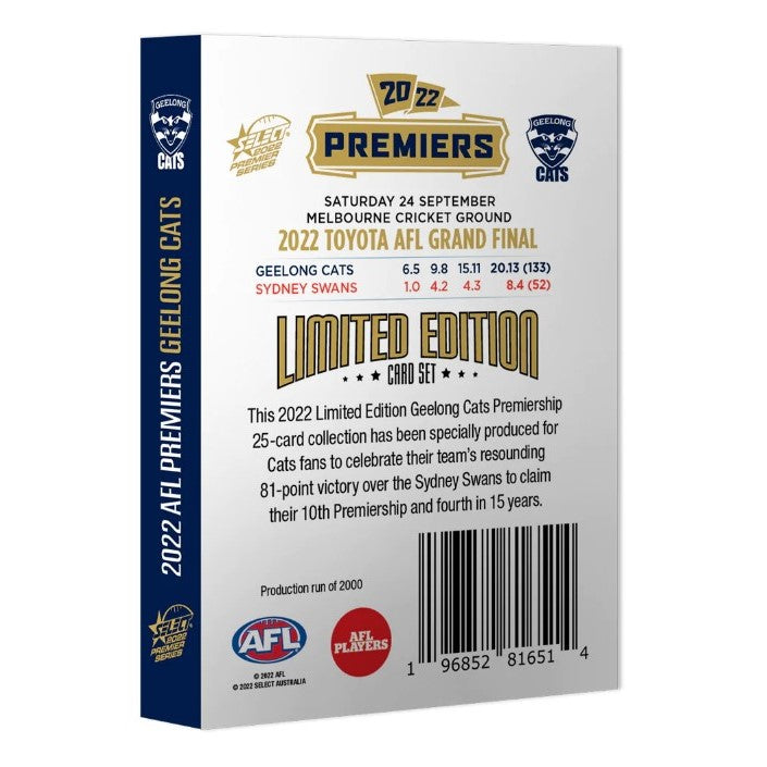 2022 AFL Premiers Geelong Cats Card Set