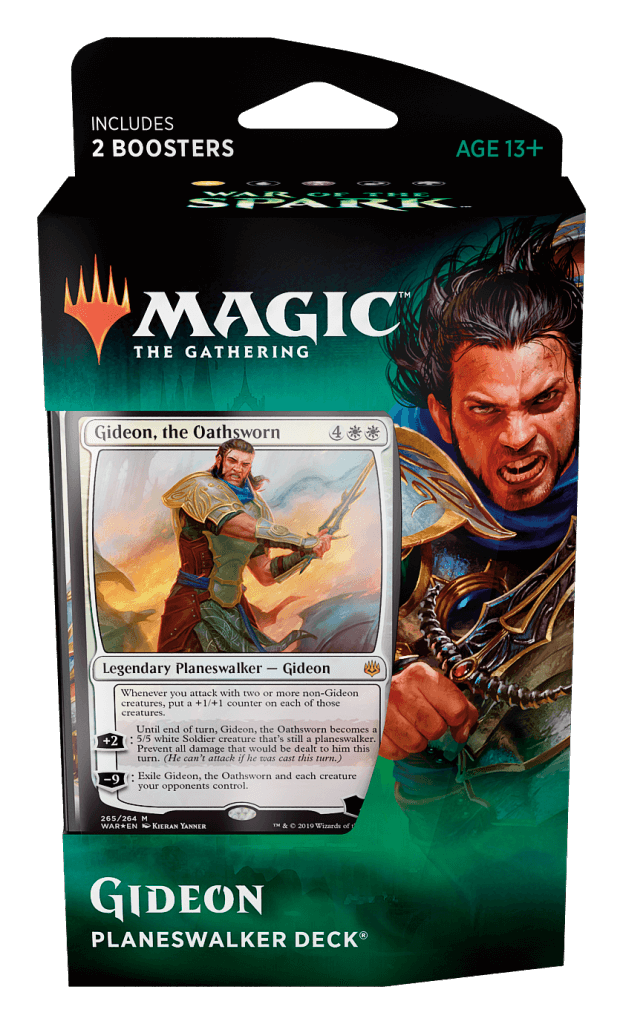 GIDEON - War of the Spark Magic the Gathering Planeswalker Deck