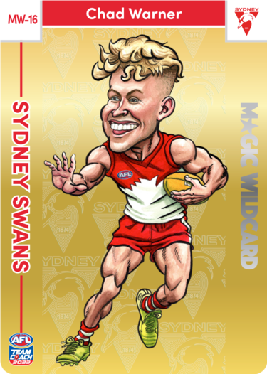 Chad Warner, Gold Magic Wildcard, 2023 Teamcoach AFL
