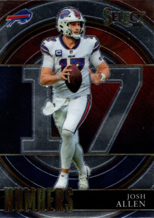 Josh Allen, Numbers, 2021 Panini Select Football NFL