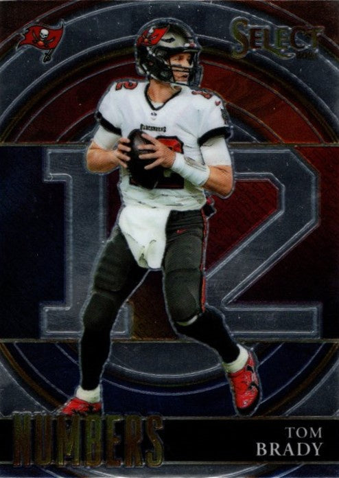 Tom Brady, Numbers, 2021 Panini Select Football NFL
