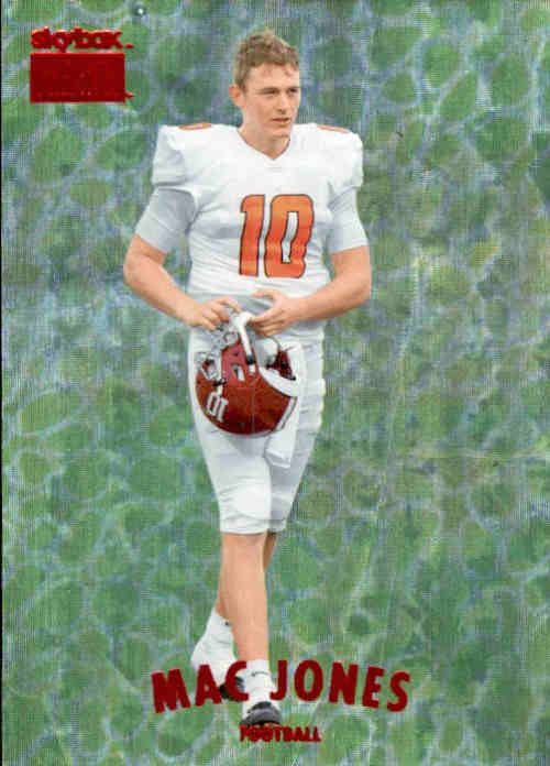 Mac Jones, Skybox Retro Ruby, 2021 Skybox Metal Universe Champions