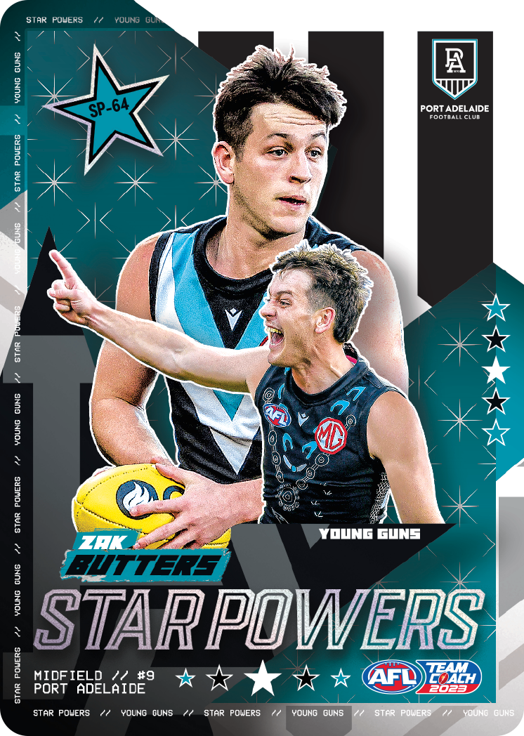 Zak Butters, Team Star Powers, 2023 Teamcoach AFL
