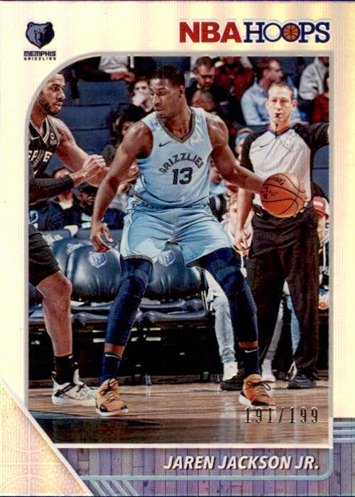 Jaren Jackson Jr, Silver Parallel, 2019-20 Panini Hoops Basketball NBA