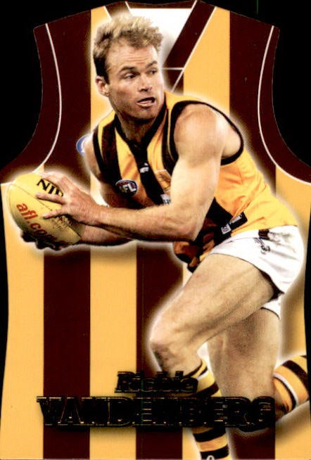 Richie Vandenberg, Guernsey Die-Cut, 2006 Select AFL Champions
