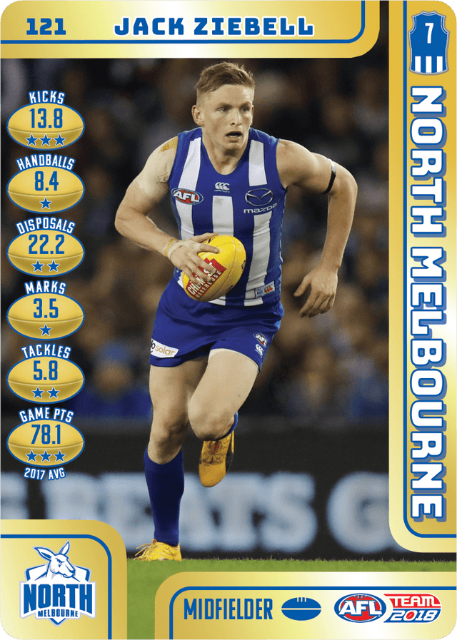 Jack Ziebell, Gold, 2018 Teamcoach AFL