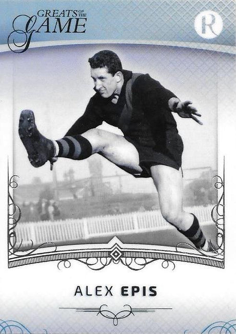 Alex Epis, 2017 Regal Football Greats of the Game
