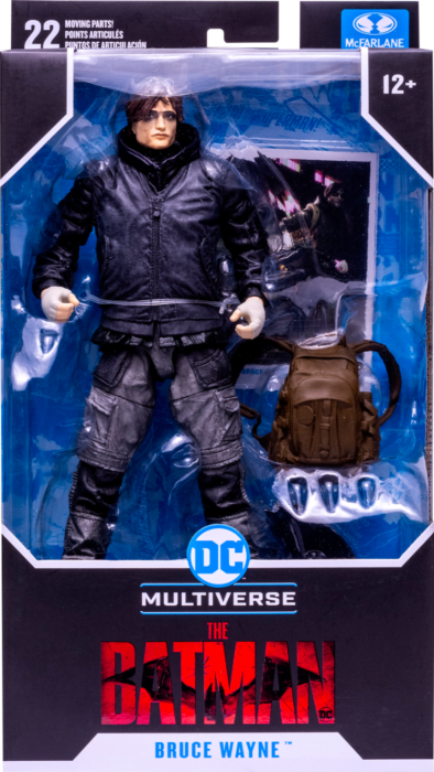 The Batman Movie (2022) - Bruce Wayne Unmasked - McFarlane DC Multiverse 7 inch Action Figure