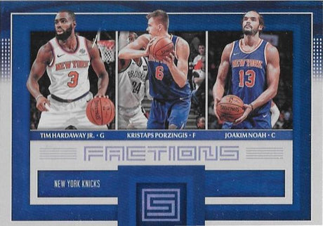 Hardaway Jr, Porzingis, Noah, Factions, 2017-18 Panini Status Basketball NBA