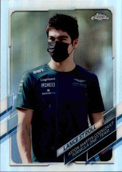 Lance Stroll, #24, Silver Refractor, 2021 Topps Chrome Formula 1 Racing